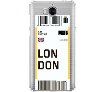 Силіконовий чохол BoxFace Huawei Y5 2017 Ticket London (35638-cc83)
