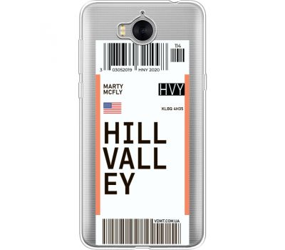 Силіконовий чохол BoxFace Huawei Y5 2017 Ticket Hill Valley (35638-cc94)