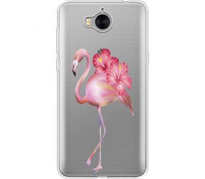 Силіконовий чохол BoxFace Huawei Y5 2017 Floral Flamingo (35638-cc12)