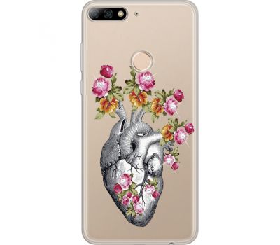 Силіконовий чохол BoxFace Huawei Y7 Prime 2018 Heart (934966-rs11)