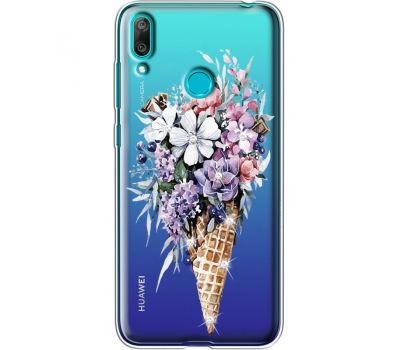 Силіконовий чохол BoxFace Huawei Y7 2019 Ice Cream Flowers (936046-rs17)