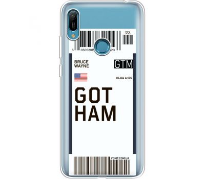 Силіконовий чохол BoxFace Huawei Y6 Prime 2019 Ticket Gotham (36649-cc92)