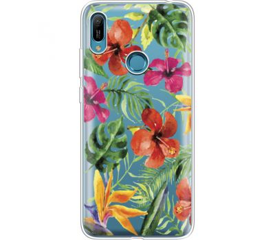 Силіконовий чохол BoxFace Huawei Y6 Prime 2019 Tropical Flowers (36649-cc43)