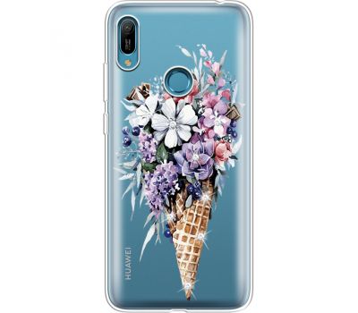 Силіконовий чохол BoxFace Huawei Y6 Prime 2019 Ice Cream Flowers (936649-rs17)