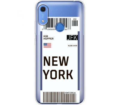 Силіконовий чохол BoxFace Huawei Y6s Ticket New York (38865-cc84)