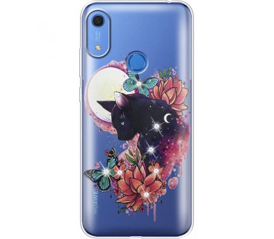 Силіконовий чохол BoxFace Huawei Y6s Cat in Flowers (938865-rs10)