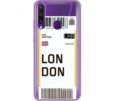 Силіконовий чохол BoxFace Huawei Y6p Ticket London (40018-cc83)