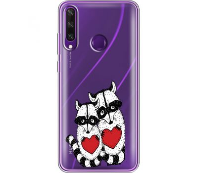 Силіконовий чохол BoxFace Huawei Y6p Raccoons in love (40018-cc29)