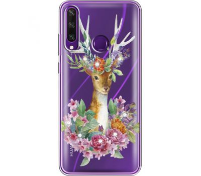 Силіконовий чохол BoxFace Huawei Y6p Deer with flowers (940018-rs5)