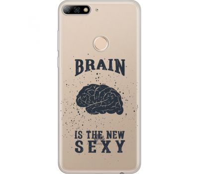 Силіконовий чохол BoxFace Huawei Y7 Prime 2018 Sexy Brain (34966-cc47)