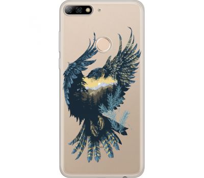 Силіконовий чохол BoxFace Huawei Y7 Prime 2018 Eagle (34966-cc52)