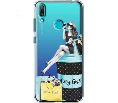 Силіконовий чохол BoxFace Huawei Y7 2019 City Girl (36046-cc56)