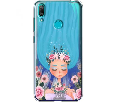 Силіконовий чохол BoxFace Huawei Y7 2019 Blue Hair (36046-cc57)