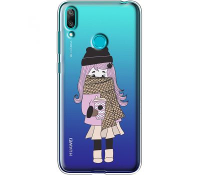 Силіконовий чохол BoxFace Huawei Y7 2019 Winter Morning Girl (36046-cc61)