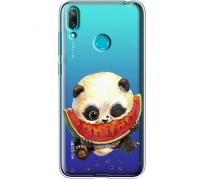 Силіконовий чохол BoxFace Huawei Y7 2019 Little Panda (36046-cc21)