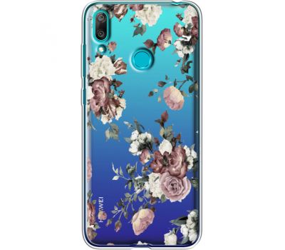 Силіконовий чохол BoxFace Huawei Y7 2019 Roses (36046-cc41)