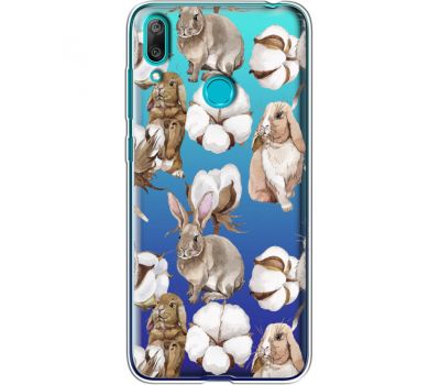 Силіконовий чохол BoxFace Huawei Y7 2019 Cotton and Rabbits (36046-cc49)