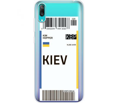 Силіконовий чохол BoxFace Huawei Y7 Pro 2019 Ticket Kiev (36681-cc88)