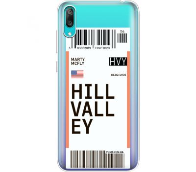Силіконовий чохол BoxFace Huawei Y7 Pro 2019 Ticket Hill Valley (36681-cc94)