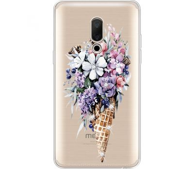 Силіконовий чохол BoxFace Meizu 15 Plus Ice Cream Flowers (935783-rs17)