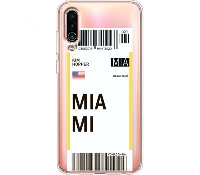 Силіконовий чохол BoxFace Meizu 16Xs Ticket Miami (37412-cc81)