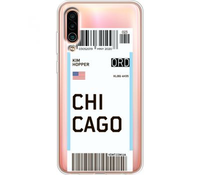 Силіконовий чохол BoxFace Meizu 16Xs Ticket Chicago (37412-cc82)