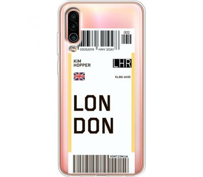 Силіконовий чохол BoxFace Meizu 16Xs Ticket London (37412-cc83)