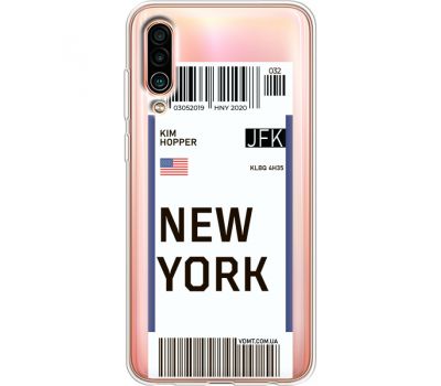 Силіконовий чохол BoxFace Meizu 16Xs Ticket New York (37412-cc84)