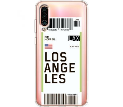 Силіконовий чохол BoxFace Meizu 16Xs Ticket Los Angeles (37412-cc85)