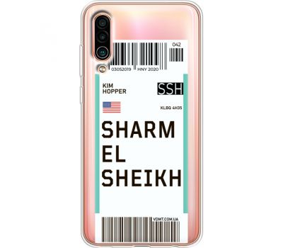 Силіконовий чохол BoxFace Meizu 16Xs Ticket Sharmel Sheikh (37412-cc90)