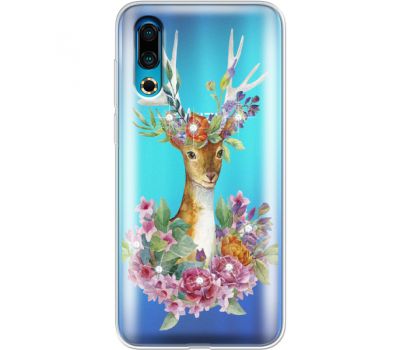 Силіконовий чохол BoxFace Meizu 16s Deer with flowers (937984-rs5)