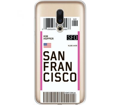 Силіконовий чохол BoxFace Meizu 16 Ticket  San Francisco (35190-cc79)