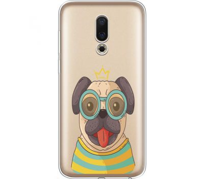 Силіконовий чохол BoxFace Meizu 16 King Mops (35190-cc16)