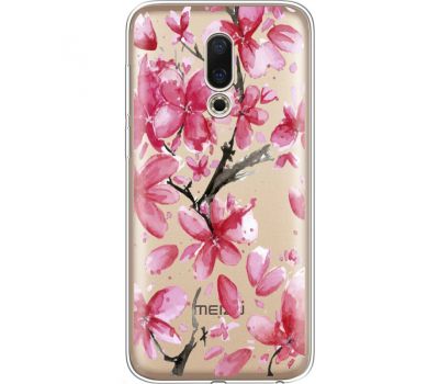 Силіконовий чохол BoxFace Meizu 16 Pink Magnolia (35190-cc37)