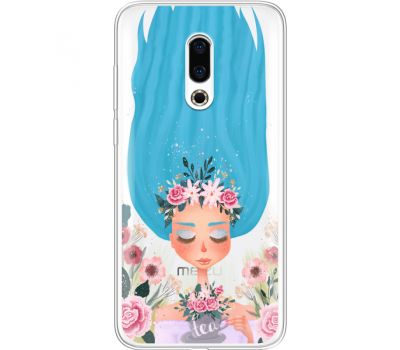 Силіконовий чохол BoxFace Meizu 16 Plus Blue Hair (35584-cc57)