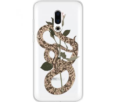 Силіконовий чохол BoxFace Meizu 16 Plus Glamor Snake (35584-cc67)