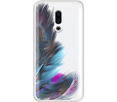 Силіконовий чохол BoxFace Meizu 16 Plus Feathers (35584-cc48)