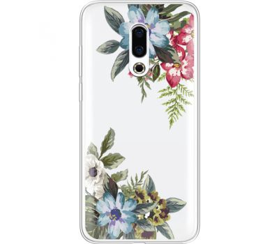 Силіконовий чохол BoxFace Meizu 16 Plus Floral (35584-cc54)