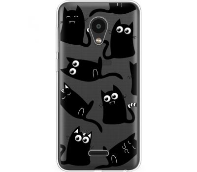 Силіконовий чохол BoxFace Meizu C9 с 3D-глазками Black Kitty (35757-cc73)
