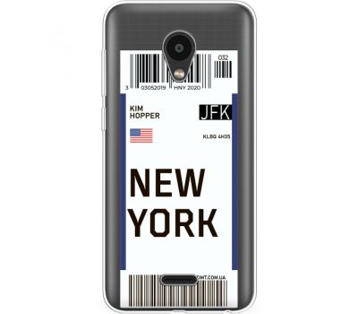Силіконовий чохол BoxFace Meizu C9 Ticket New York (35757-cc84)