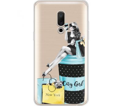 Силіконовий чохол BoxFace Meizu 15 Plus City Girl (35783-cc56)