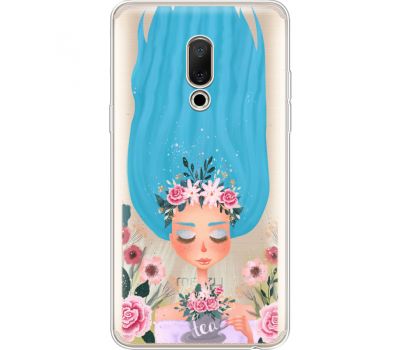 Силіконовий чохол BoxFace Meizu 15 Plus Blue Hair (35783-cc57)