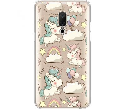 Силіконовий чохол BoxFace Meizu 15 Plus Unicorns (35783-cc2)