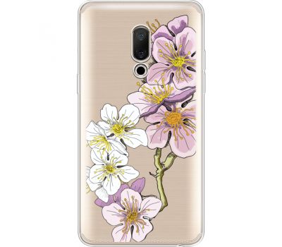 Силіконовий чохол BoxFace Meizu 15 Plus Cherry Blossom (35783-cc4)