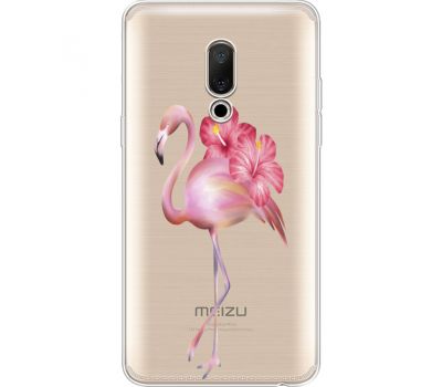 Силіконовий чохол BoxFace Meizu 15 Plus Floral Flamingo (35783-cc12)