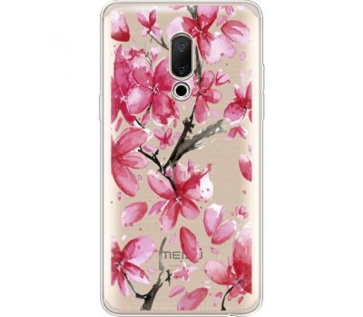 Силіконовий чохол BoxFace Meizu 15 Plus Pink Magnolia (35783-cc37)