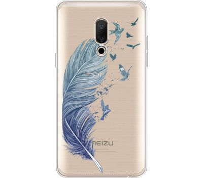 Силіконовий чохол BoxFace Meizu 15 Plus Feather (35783-cc38)