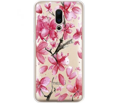 Силіконовий чохол BoxFace Meizu 16X Pink Magnolia (35843-cc37)