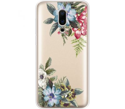 Силіконовий чохол BoxFace Meizu 16X Floral (35843-cc54)