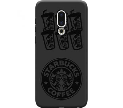 Силіконовий чохол BoxFace Meizu 16th Black Coffee (36103-bk41)